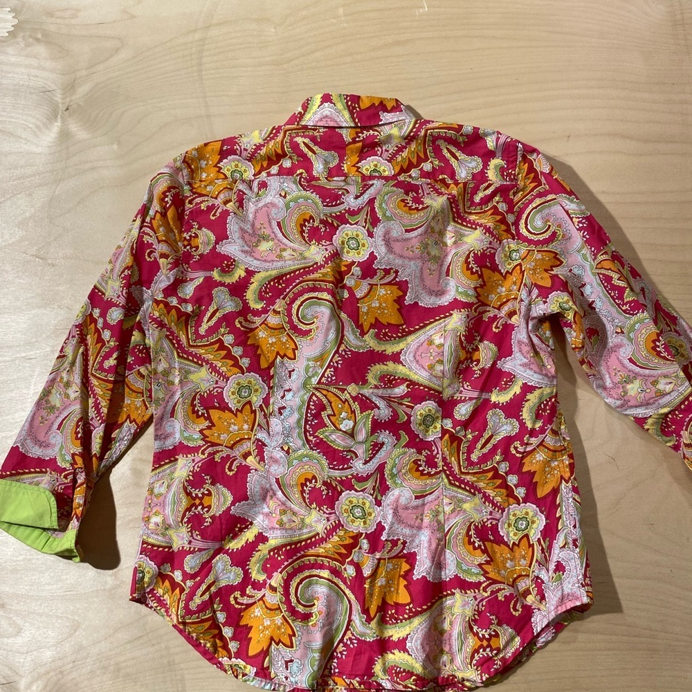Lauren Ralph Lauren Button Up Shirt P/S (JR) - Picture 14 of 14